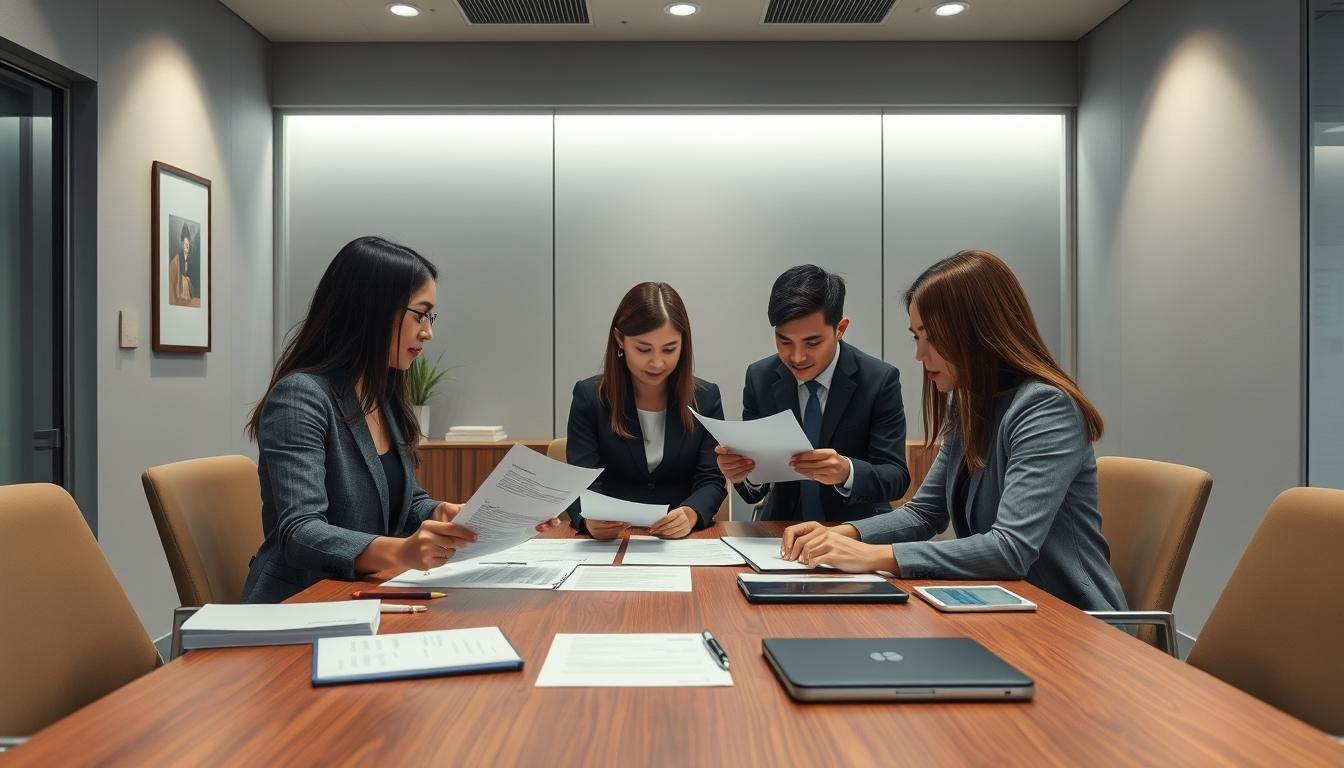 Property settlement documents and transfer review